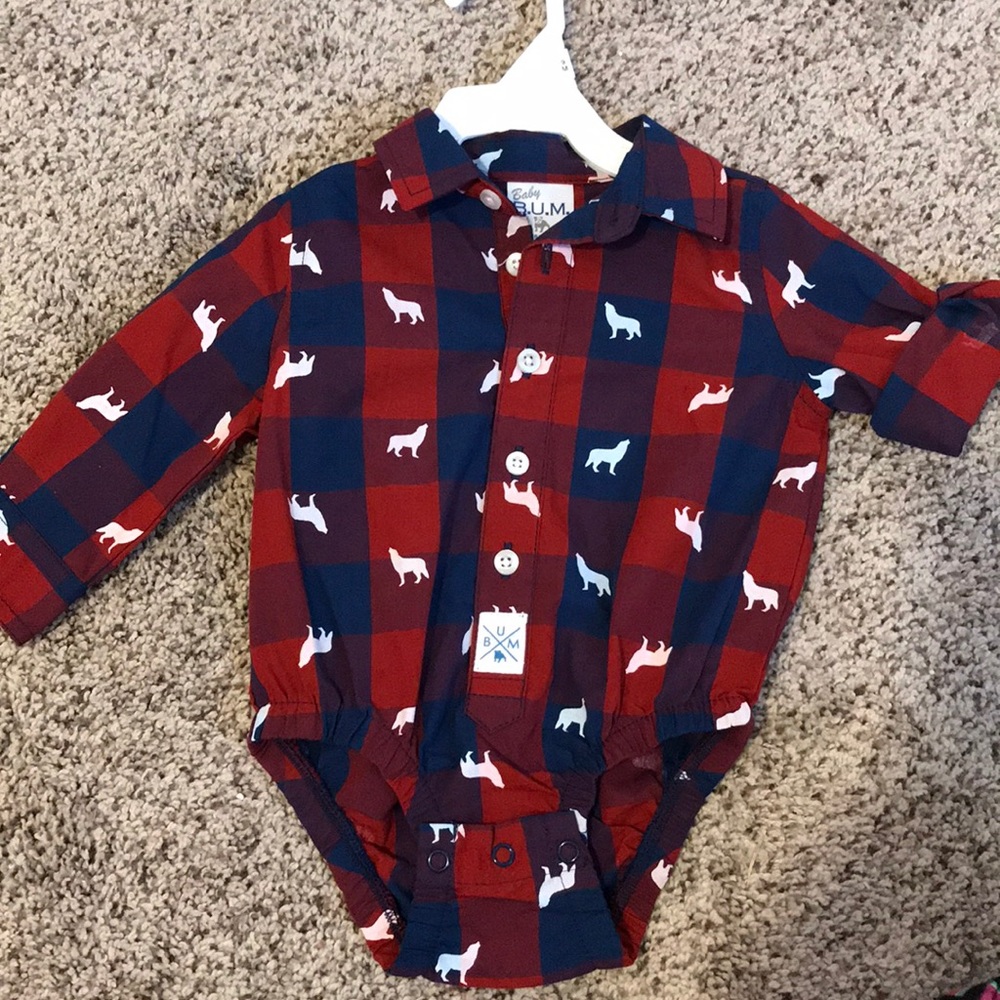 Bay boy dress onesie